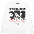 Gil Scott Heron L/S Tee - White