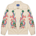 Awake Twin Dragon Harrington Jacket - Tan