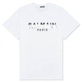 Bulky Fit Foil Tape T-Shirt - Noir/Blanc/Or