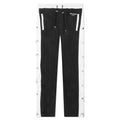 Nylon Snapped Track Pants - Noir/Blanc