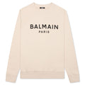 Printed Sweatshirt - Ivoire/Noir