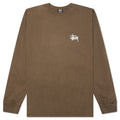 Basic Pig. Dyed L/S Tee - Brown