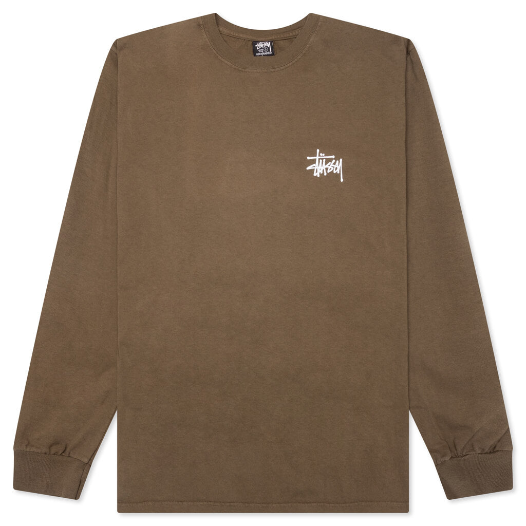 Basic Pig. Dyed L/S Tee - Brown
