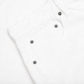 Berry Wide Denim Short - Washed White