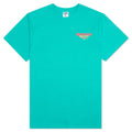 BB Space Tours S/S Tee - Bright Aqua