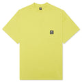 Heavyweight Jersey Mockneck Pocket Shirt - Yellow