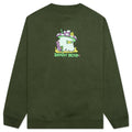 Mushroom House Crewneck - Olive