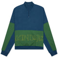 Sinister Screw Overlay Half Zip Fleece - Mallard Green