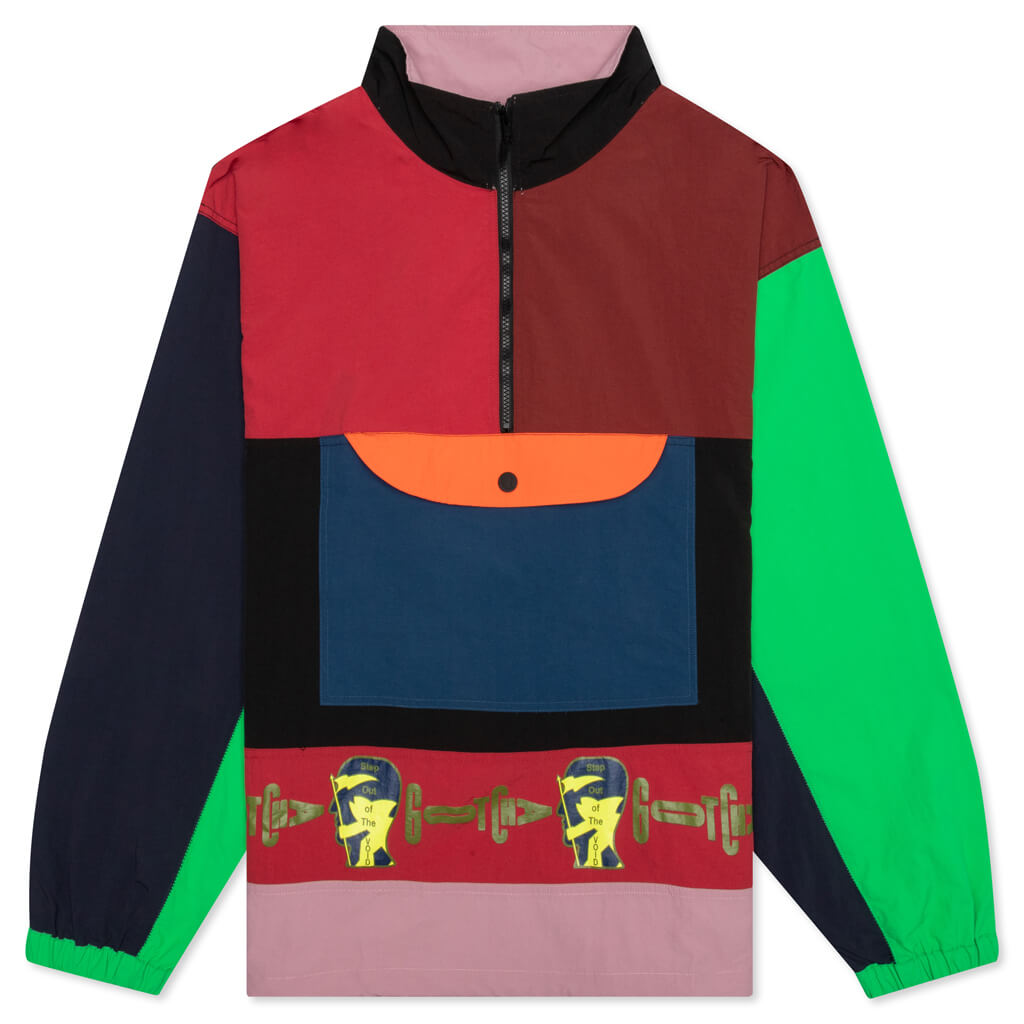 Gotcha Nylon Half Zip Pullover - Multi