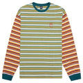 Nineties Blocked Striped L/S - Mallard
