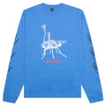 Worm In the Apple Long Sleeve - Blue