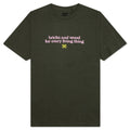 Bricks & Wood Wordmark Tee - Olive