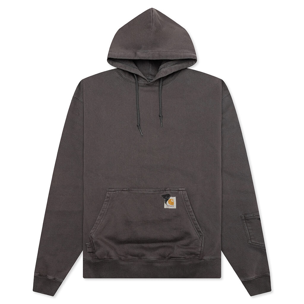 Invincible Hooded Pigment Dyed Sweat - Soot
