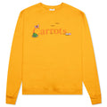 Cokane Rabbit Crewneck QS - Yellow
