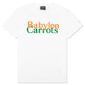Babylon Stacked Logo Tee - White