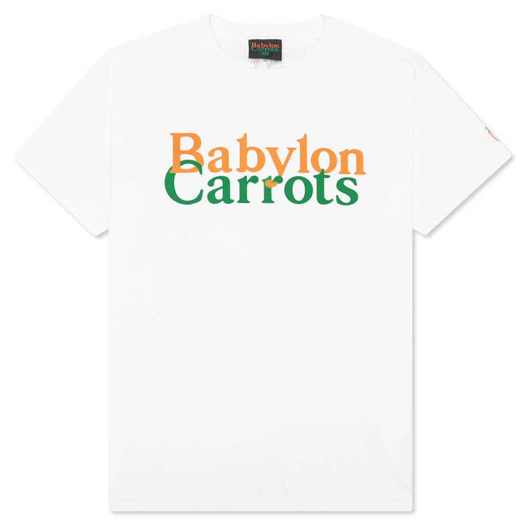 Babylon Stacked Logo Tee - White