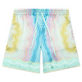 Masao San Silk Shorts w/ Drawstrings - Multi