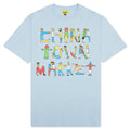 Chinatown City Aerobics Tee - Baby Blue