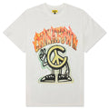 Chinatown Peace Guy Flame Arc T-Shirt - Cream