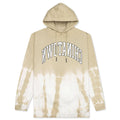 Chinatown Reverse Arc Tie-Dye Hoodie - Tan