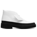 Desert Galosh - White Leather