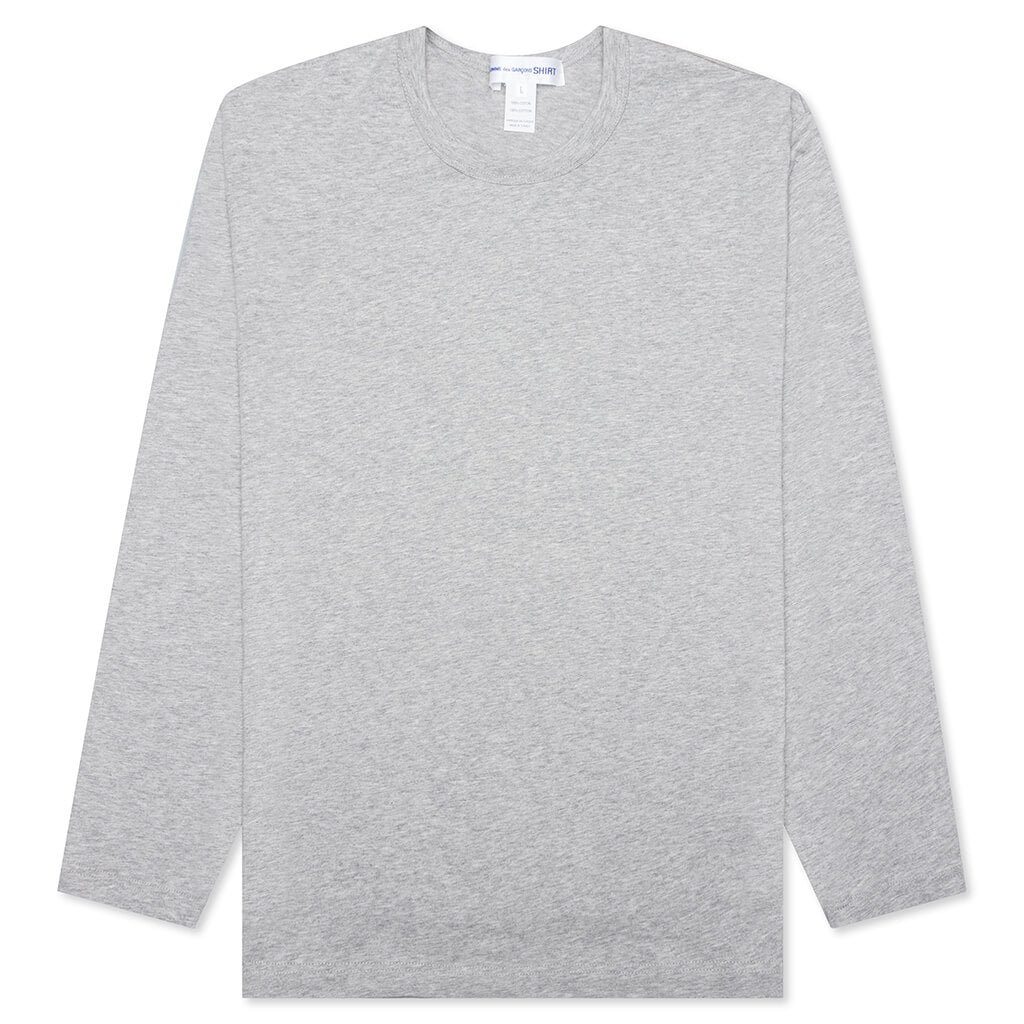 Small Back Logo L/S Tee - Grey