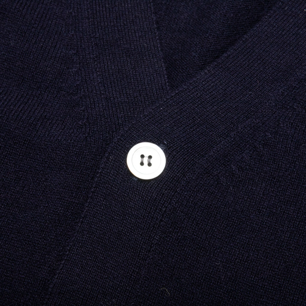 the Artist Invader Button Cardigan - Navy