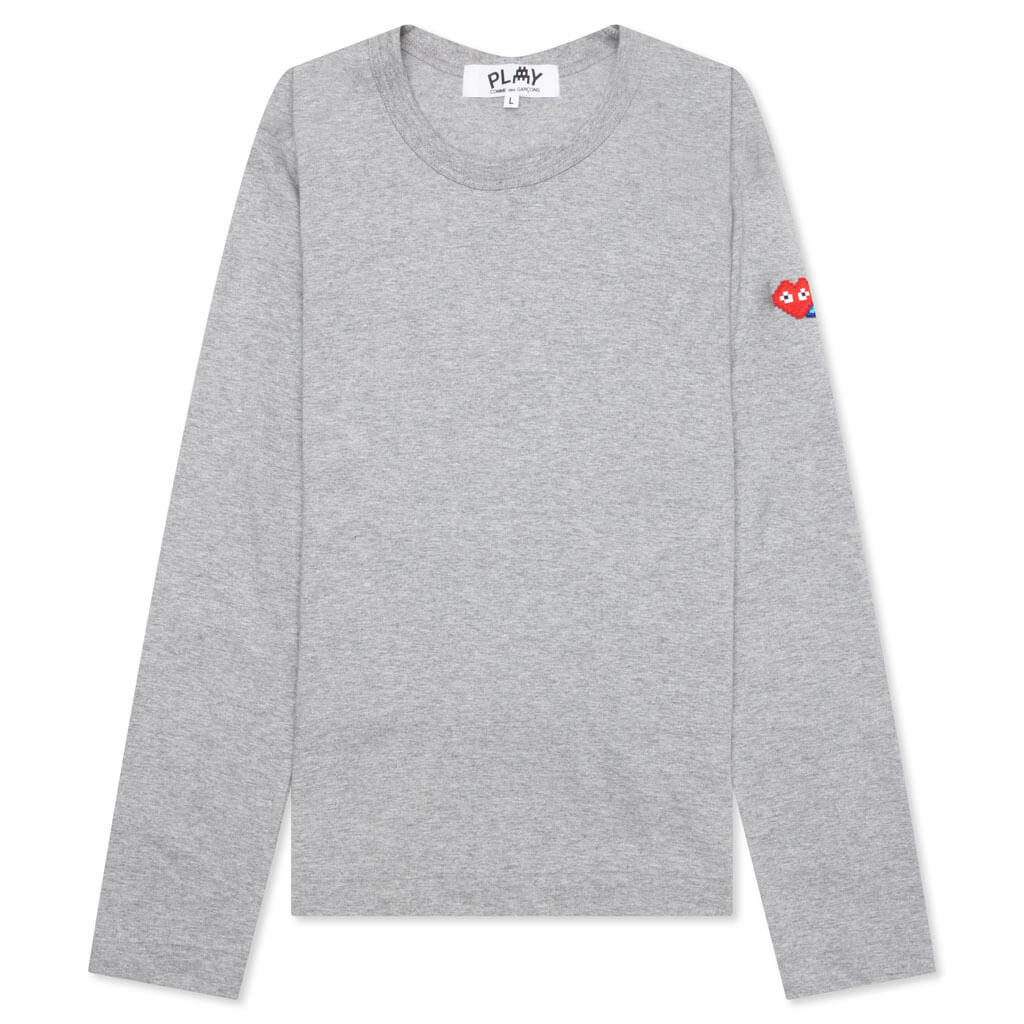 the Artist Invader Women's L/S Tee - Grey