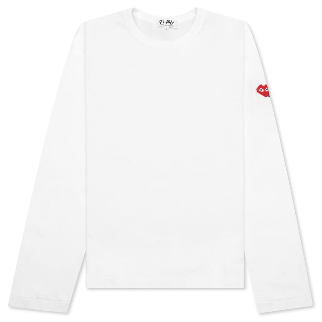 the Artist Invader Women's L/S Tee - White