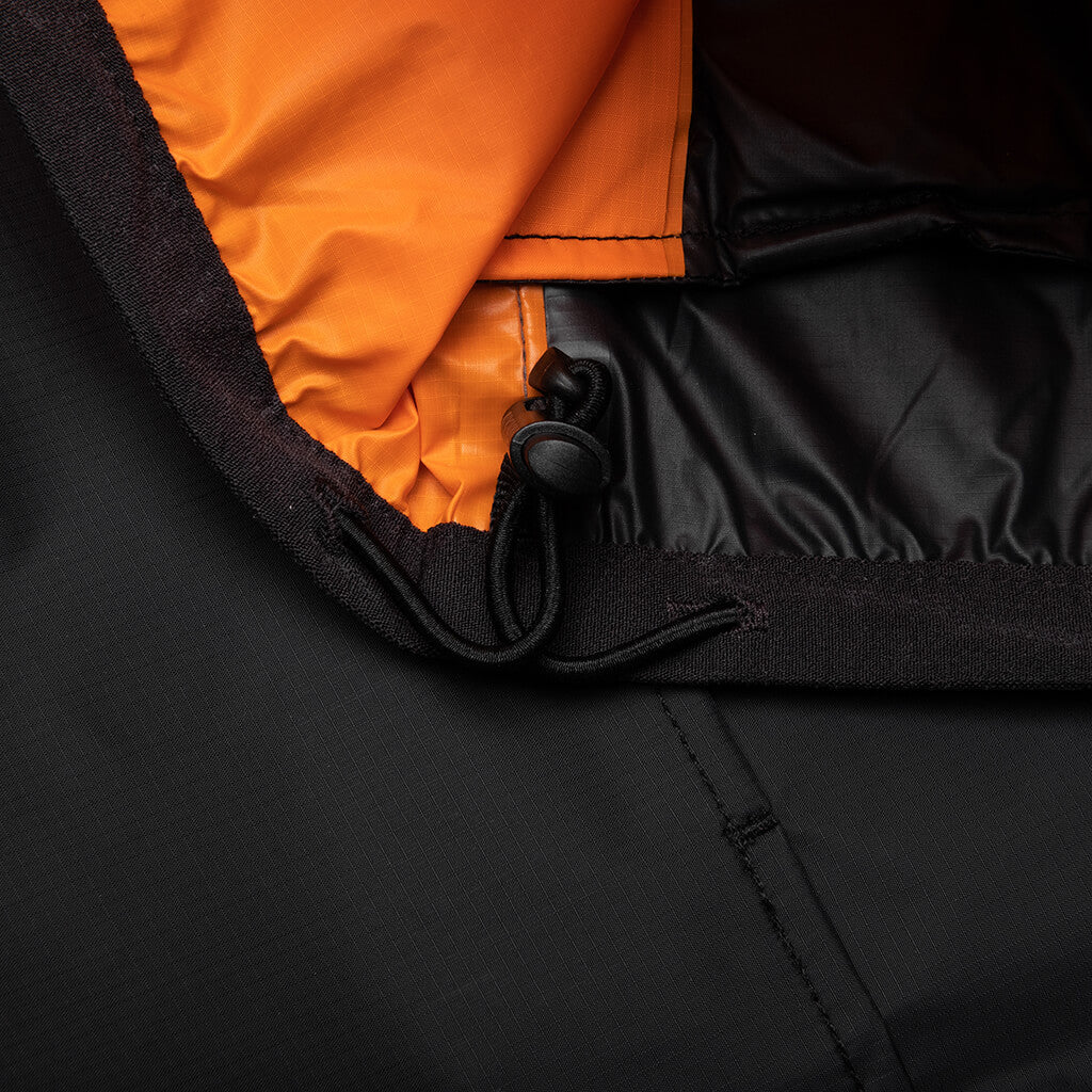 K-Way Logos Full Zip Jacket - Orange/Black