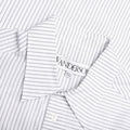 Contrast Patch Pocket Shirt - Grey/White