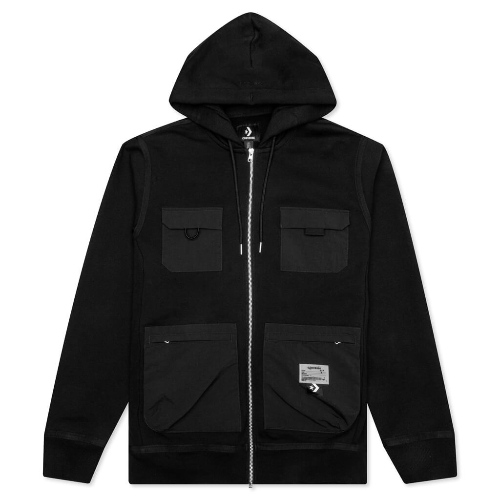 Joshua Vides Utility Full Zip - Black