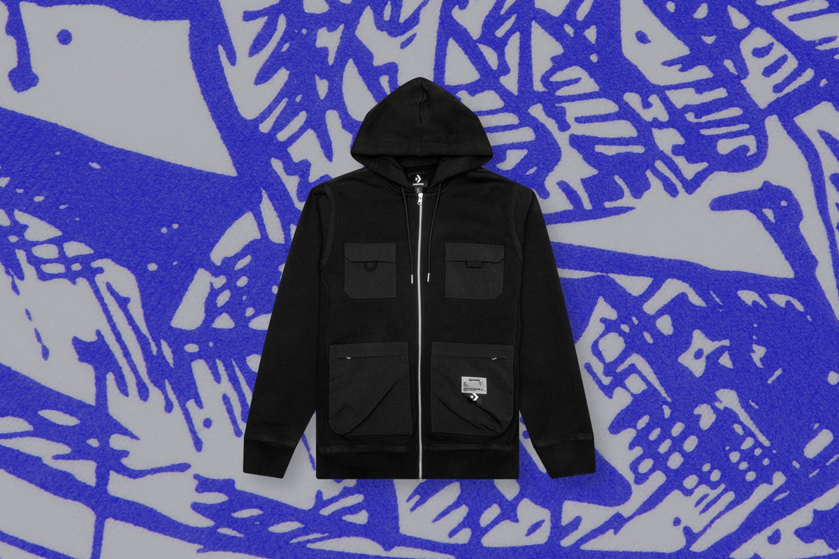 Joshua Vides Utility Full Zip - Black