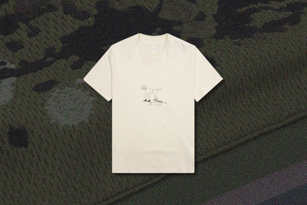 Bandulu Dog Tee - White/Asparagus