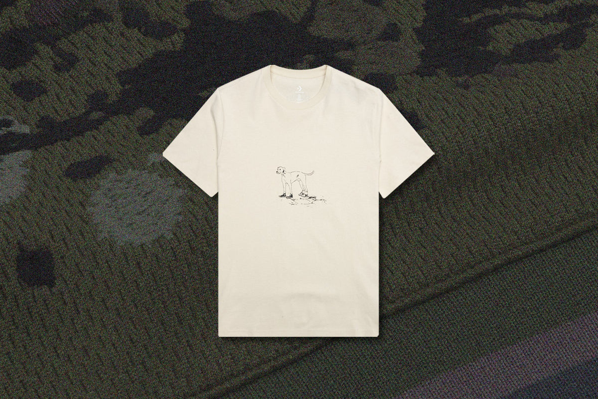 Bandulu Dog Tee - White/Asparagus