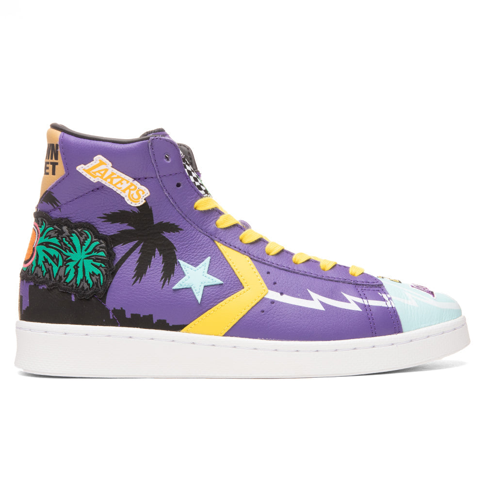 Converse x Chinatown Market Leather Hi - Prism Violet/Poolside