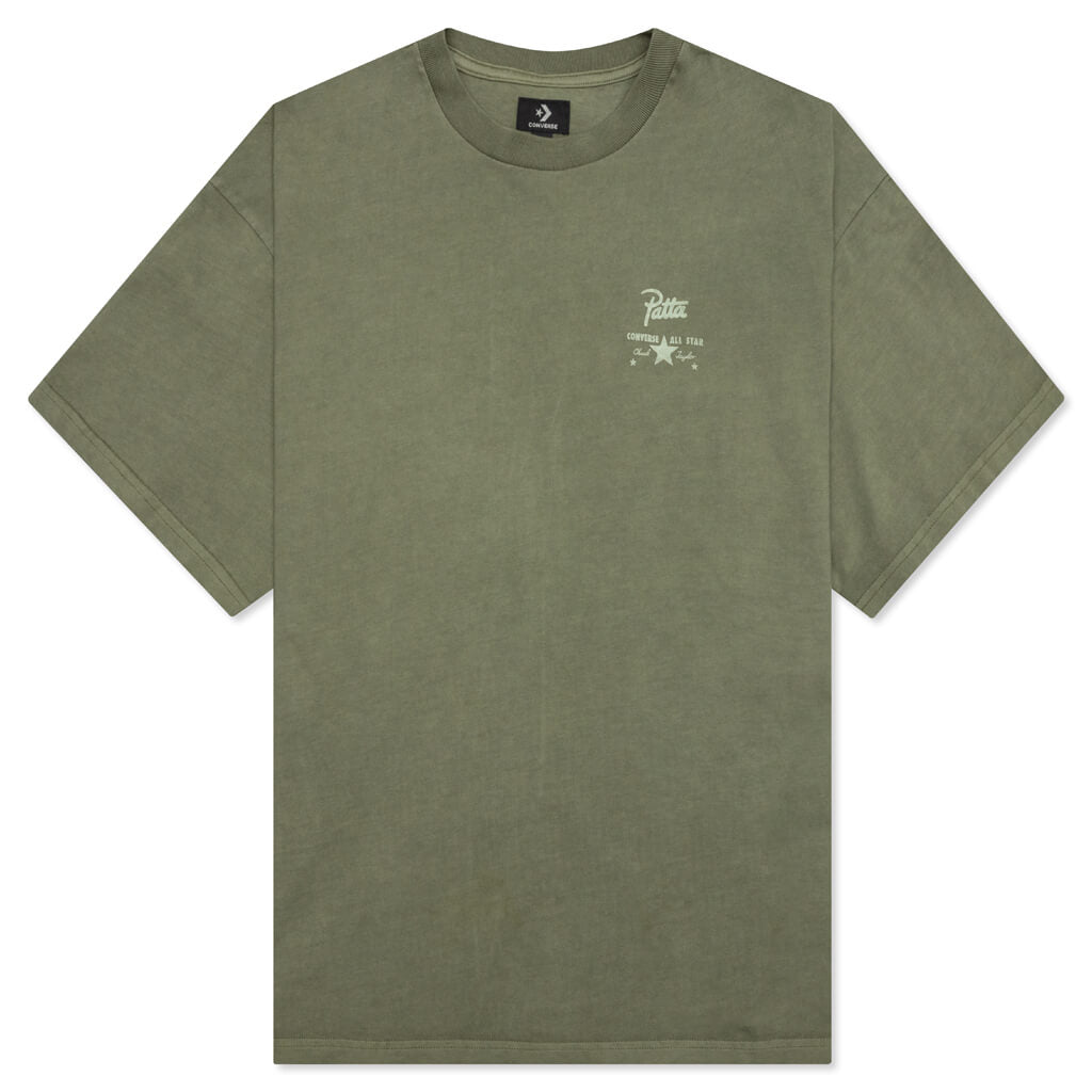 Patta Four-Leaf Clover Short Sleeve T-Shirt - Burnt Olive