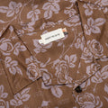 Patterned Woven L/S - Brown
