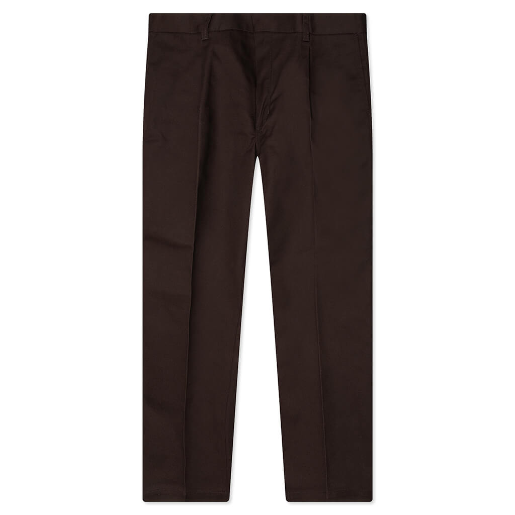 Pleated Trousers - Brown
