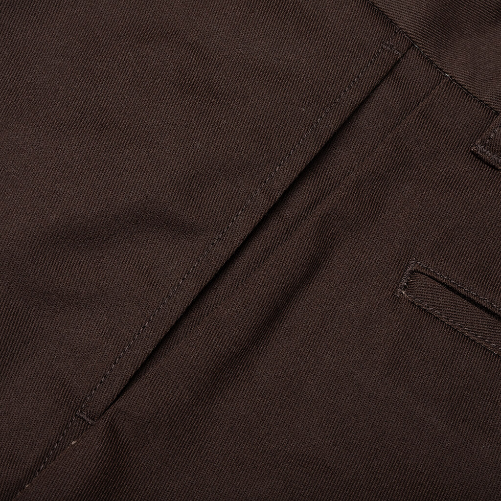 Pleated Trousers - Brown