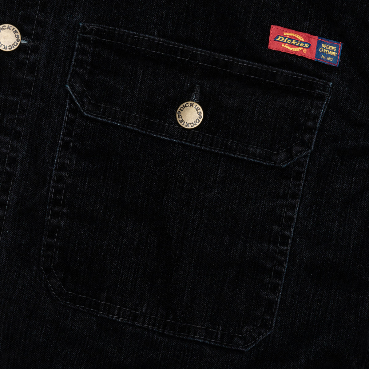 Opening Ceremony Flock Jacket - Black