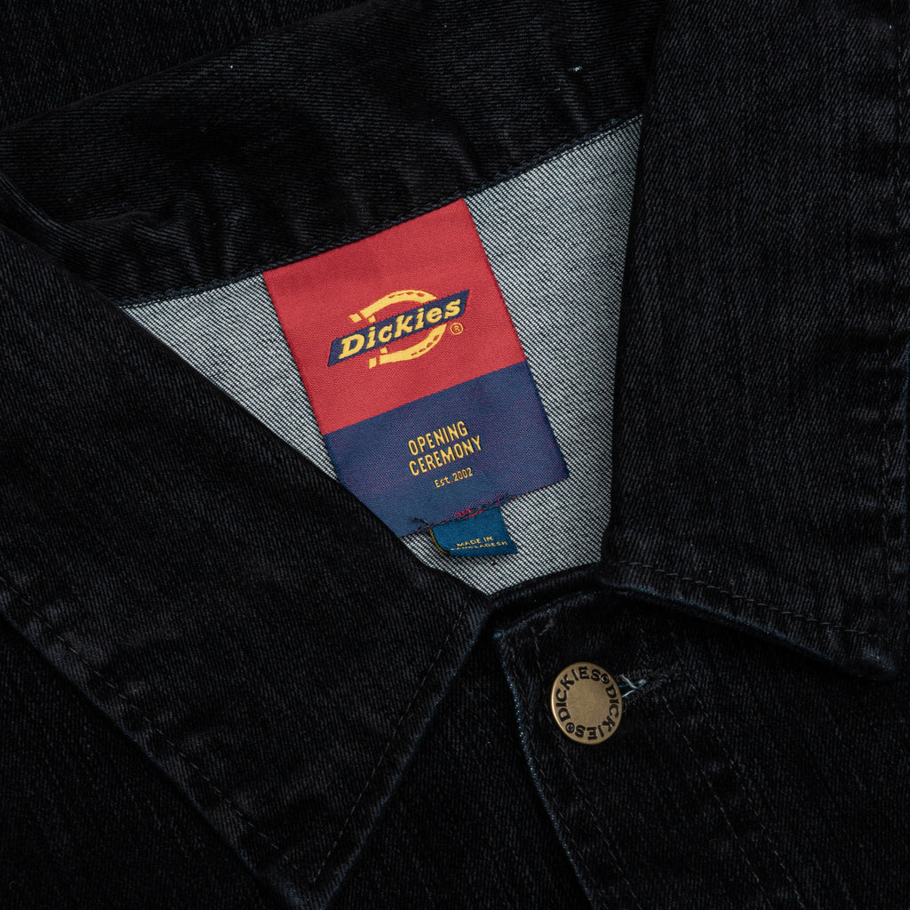 Opening Ceremony Flock Jacket - Black