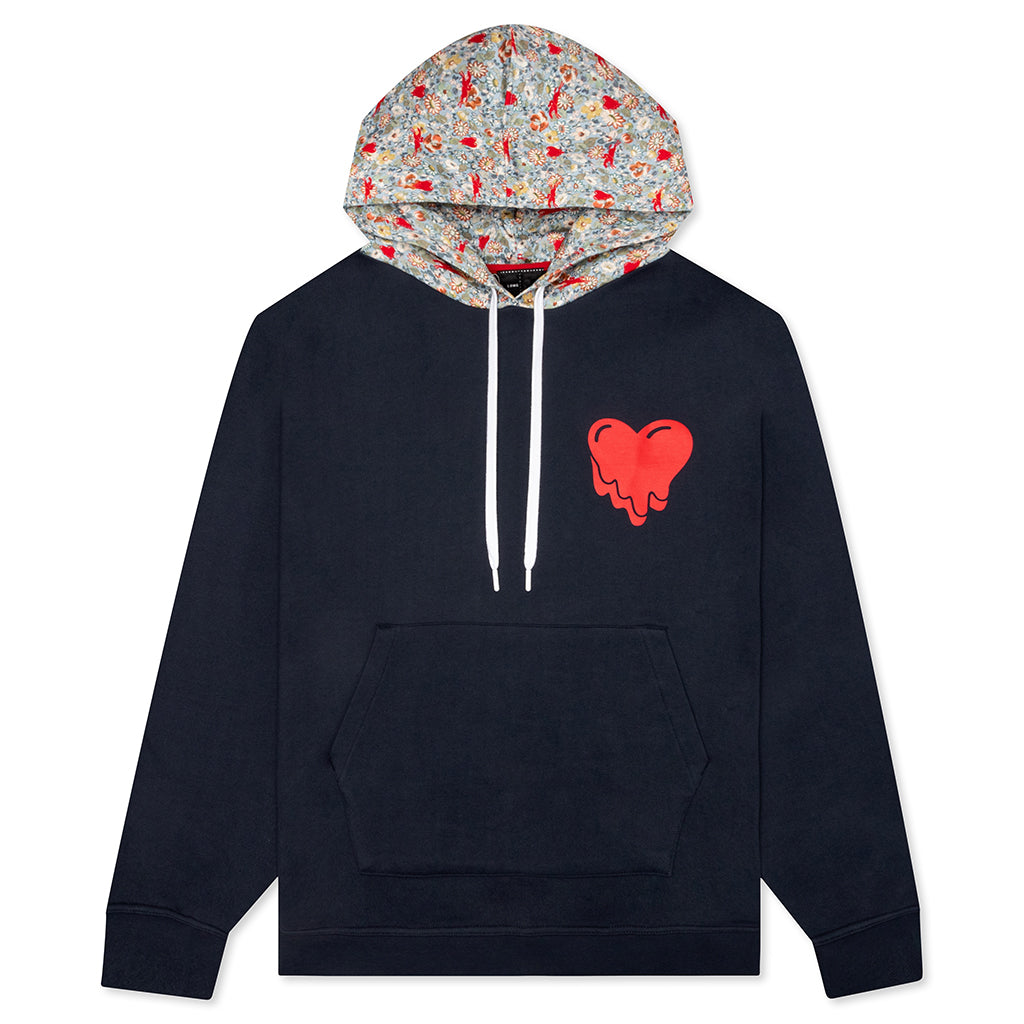 Longchamp Sweatshirt Hood Theme EU - Navy