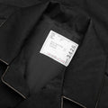 Faux Suede Jacket - Black