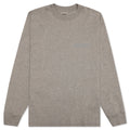 Essentials L/S Tee - Dark Heather Oatmeal