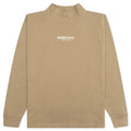 Essentials Relaxed Mockneck - Oak