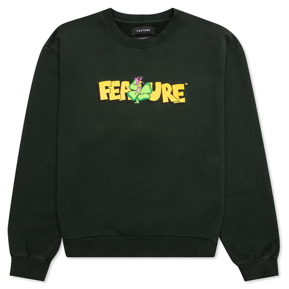 Clover Crewneck Sweater - Green