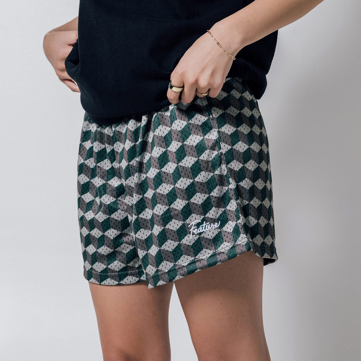 Cubert West Mesh Shorts - Coral
