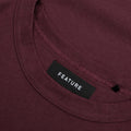 Jersey Braque Pocket Tee - Maroon