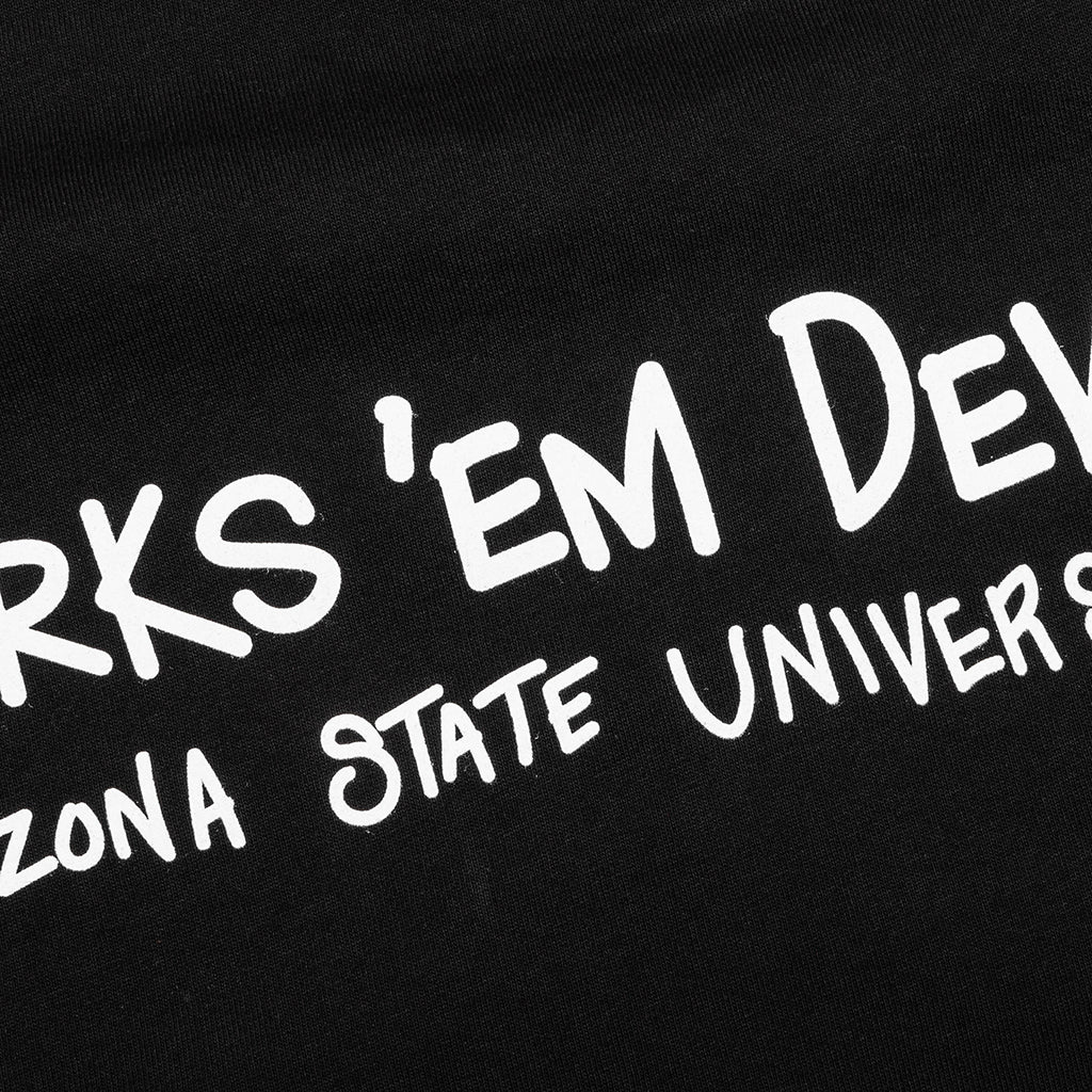 ASU Fork Em Devils Tee - Black